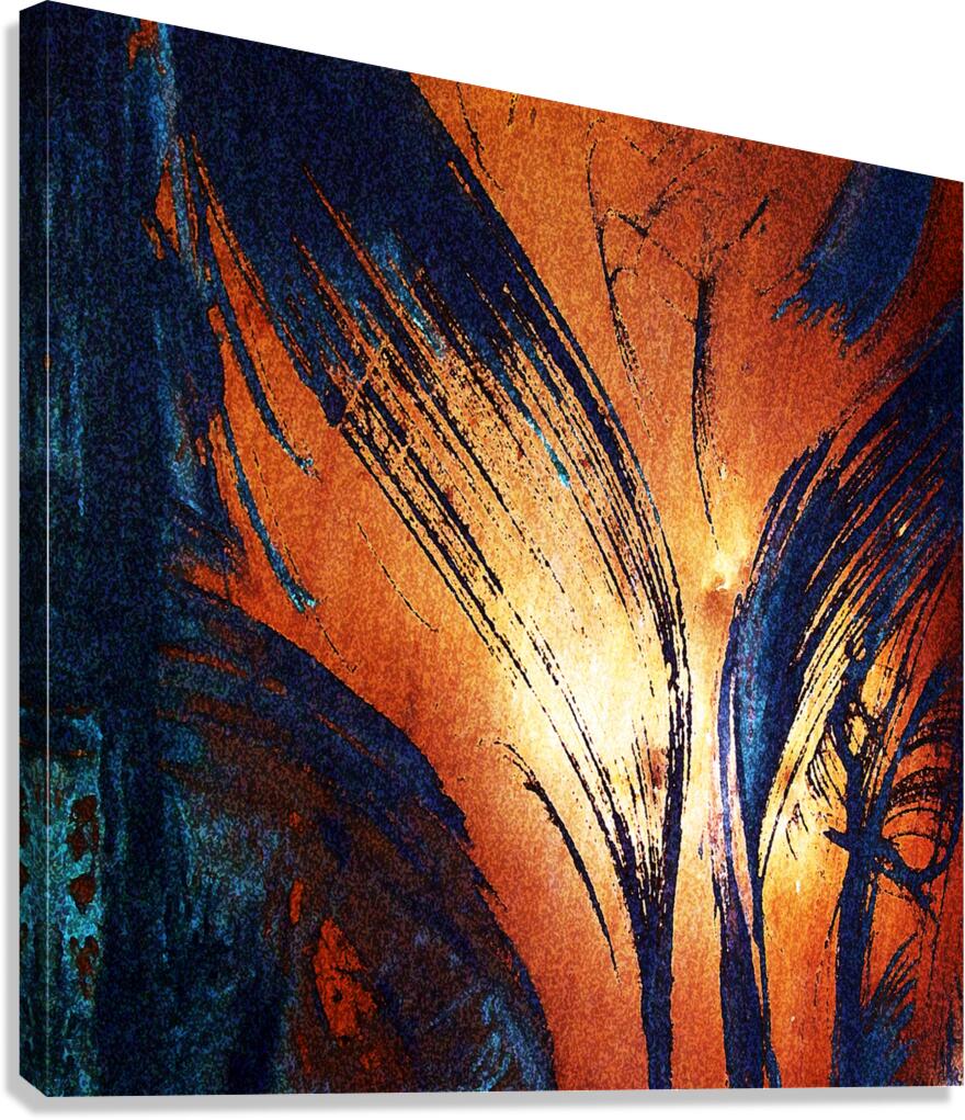 Copper Leaf Canvas Print