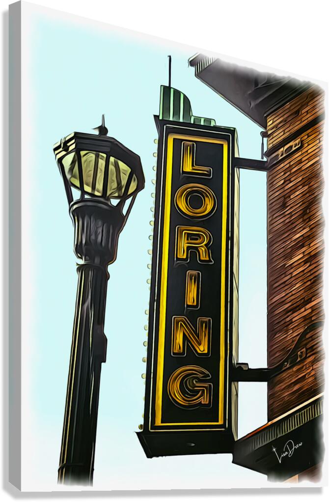  Loring Lamppost Canvas Print