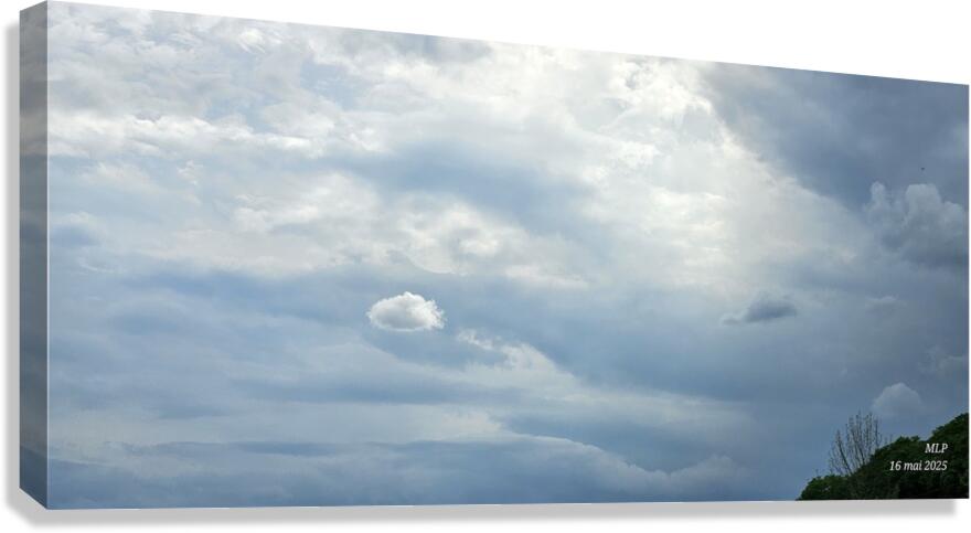Nuage solitaire Canvas Print