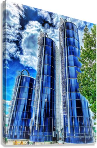 Silos  Canvas Print