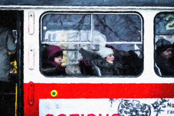 Winter Commute Print