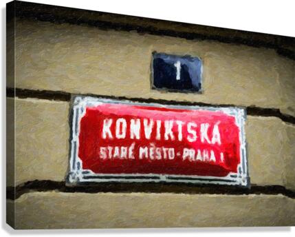 Konviktska Canvas Print
