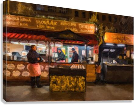 Outdoor Bite  Canvas Print