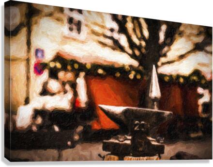 Winter Anvil Canvas Print