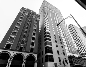 Black and White Austin Skyscrapers