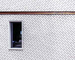 Geometric Tile Wall
