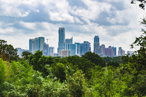 Skyline View of Austin Texas 
