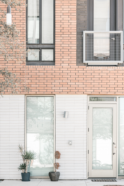 City Apartment Entrance Print