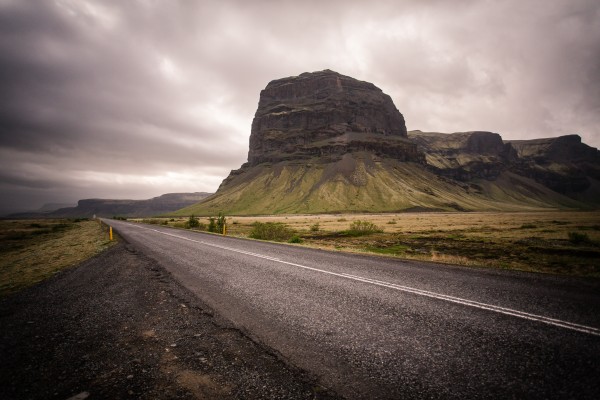 Lone road by Roman Buchhofer