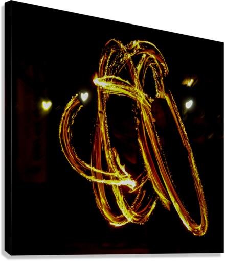 FIRE DANCER Canvas Print