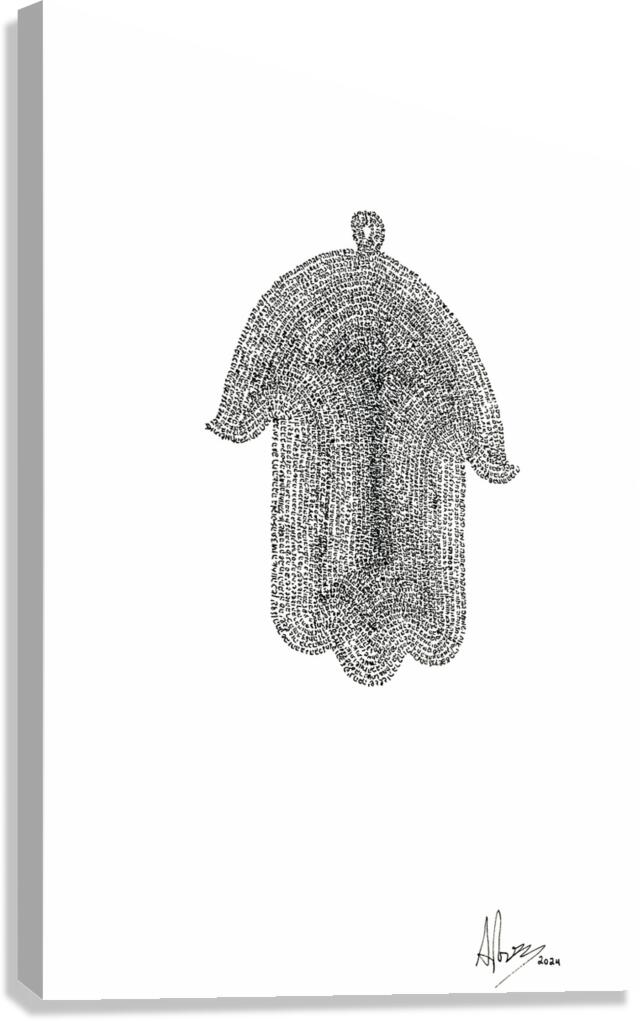 Hamsa Micro-Blessing Canvas Print