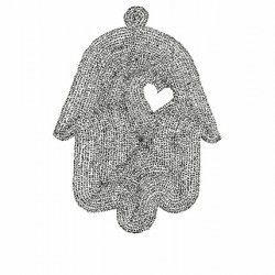 Hamsa Mircro-Blessing with a Heart v2