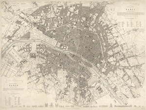 old map of paris