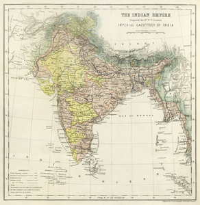 old map of india