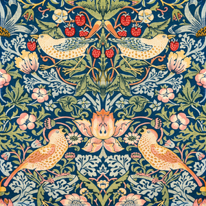 1523  William Morris The strawberry thieves patte