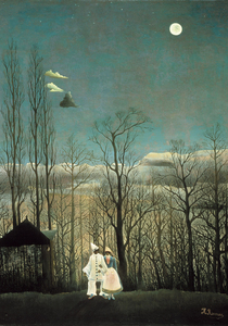 1707 Henri Rousseau A Carnival Evening