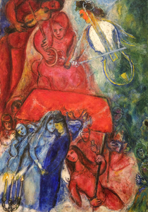1789 Marc Chagall the wedding