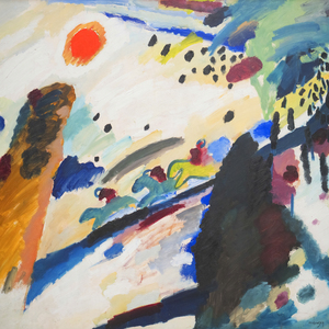 wassily kandinsky  Romantic Landscape