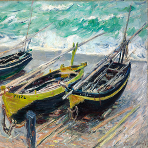 2671 Claude Monet Three Fishing Boats