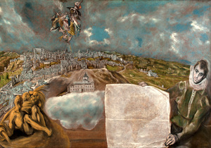 2747 El Greco View and Plan of Toledo