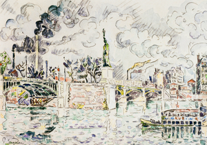 2821 Paul Signac The Grenelle bridge 1927
