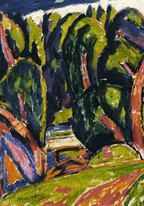 2980 Marsden Hartley Red Tree 1910