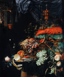 3232 Abraham Mignon Fruits and lobster  1660 1679
