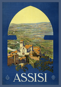 assisi vintage poster
