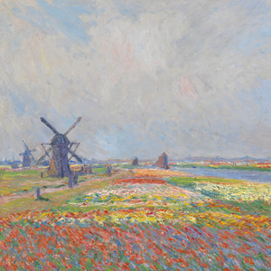  claude monet Tulpenvelden vlak bij Den Haag.