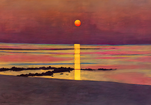 4446 Felix Vallotton sunset violet bronze