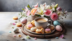 80 A pretty Mothers  Day or Easter high tea with