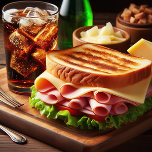 33 Sandwich bread tomato lettuce and yellow chees