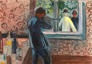 4494 Edvard Munch huespedes no invitados