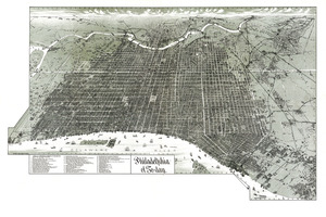 5098 Pictorial Illustration   Illustrated Map Phi