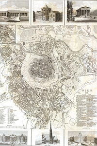 5396 Plan of Vienna   1844