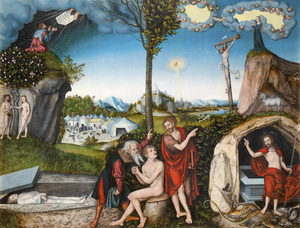 5409 Lucas Cranach Damnation and Salvation 1529.j