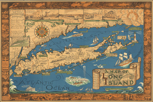 5428 A Map of Long Island.
