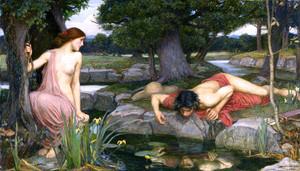 5708 Echo and Narcissus by John William Waterhous