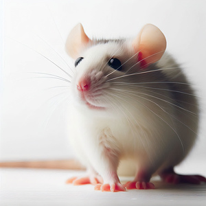 400 gray sewer rat white background photography.j