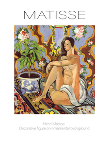 7503 Henri Matisse decorative figure on ornamenta