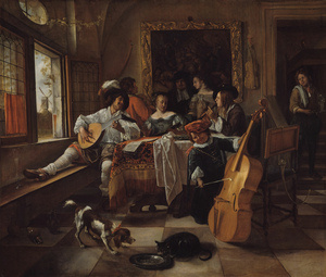 7675 The Family Concert by Jan Steen