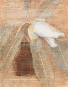 7753 Magnolienknospe im Krug by Christian Rohlfs