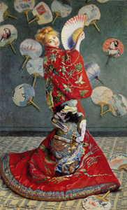 7931 Claude Monet Camille Monet In Japanese Costu