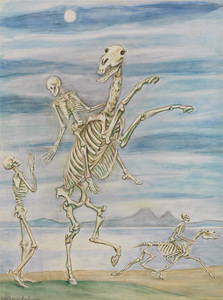 8128 Nils Dardel Skeleton on Horseback