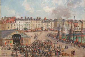 8140 Camille Pissarro Fishmarket 1902 high defini