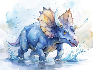 239 dinosaurio triceratops