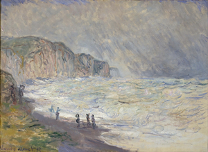 8313 Claude Monet Heavy Sea at Pourville 1897