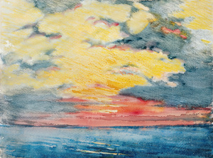 8347 Joseph Pennell Sunset Acapulco circa 1912.jp
