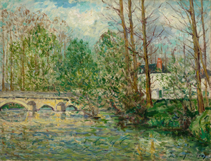 8597 Maxime Maufra Paysage De Printemps A Lavard