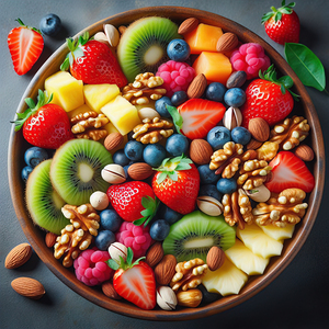 Fresh healthy fruits balanced diet kiwi pineapple 1715272362.5294